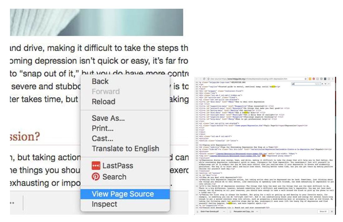 How to View Page Source Code